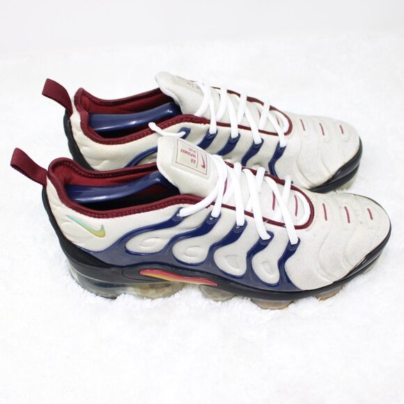 Nike Shoes Mens 8 Air Vapormax Plus Running Sneakers Midnight Navy DJ2737-001 - Picture 2 of 15
